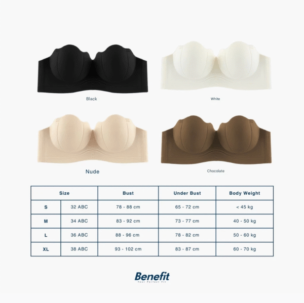 BALEXA  Women's Seamless Push-Up Bra | Bra without wire - Gambar 3