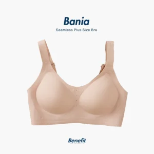 BANIA  Women's seamless plus size non-wired bra